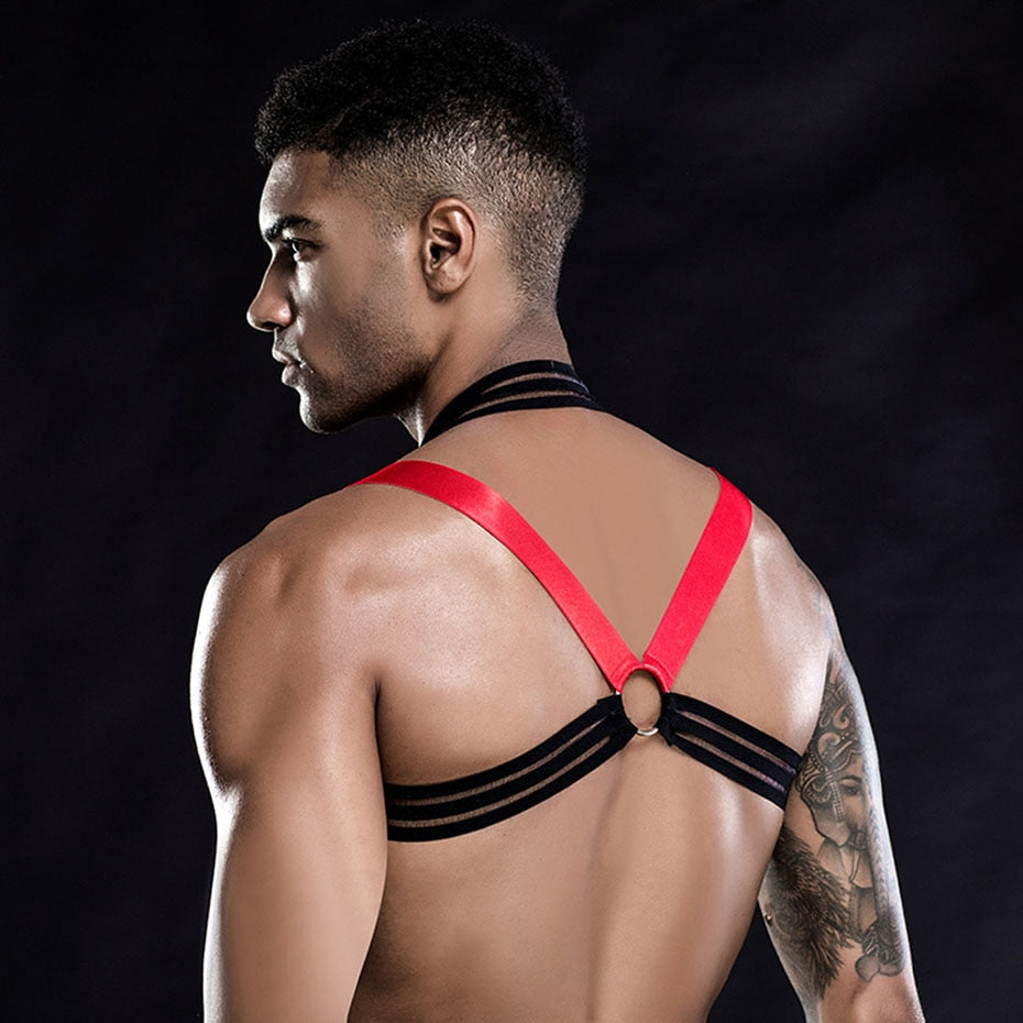 Bondage Harness + Jockstrap Set (2 Piece Outfit) – Queer In The World: The  Shop