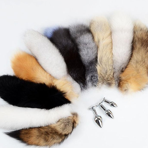 Orange - S Fox Tail Anal Butt Plug by Queer In The World sold by Queer In The World: The Shop - LGBT Merch Fashion