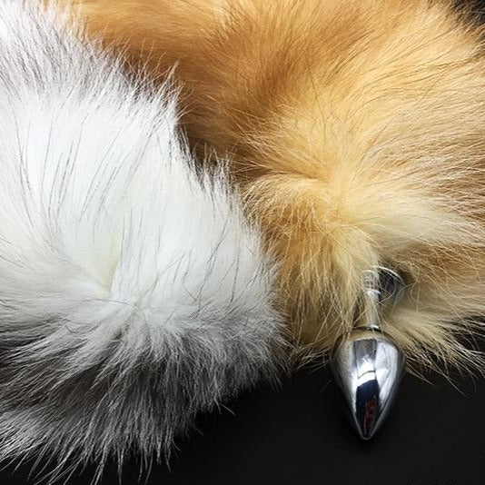 Orange - S Fox Tail Anal Butt Plug by Queer In The World sold by Queer In The World: The Shop - LGBT Merch Fashion
