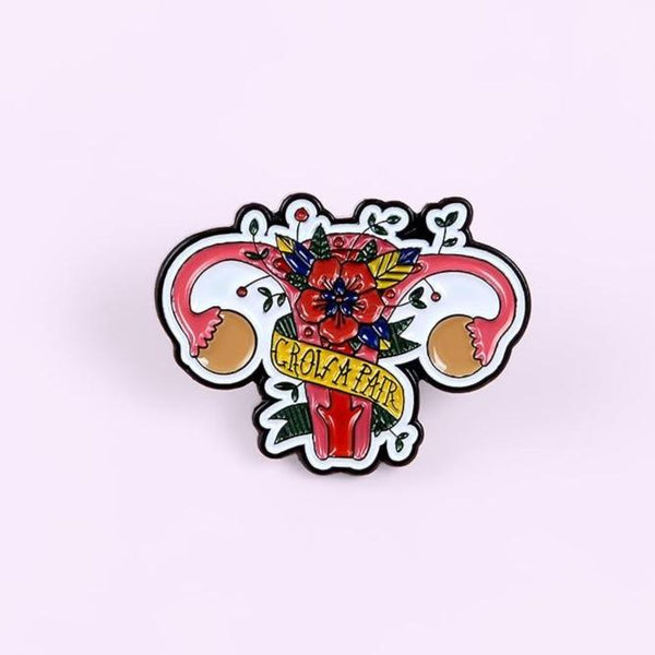  Grow A Pair Enamel Pin by Queer In The World sold by Queer In The World: The Shop - LGBT Merch Fashion