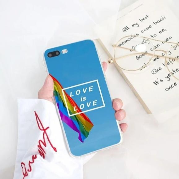  Love Is Love iPhone Case by Oberlo sold by Queer In The World: The Shop - LGBT Merch Fashion