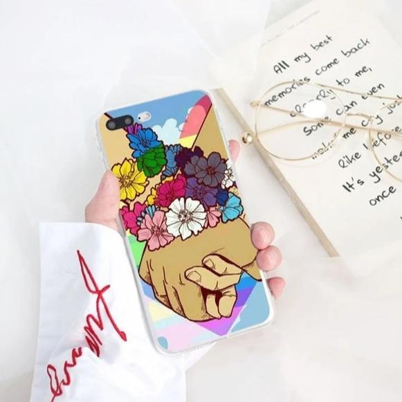  Flower Power iPhone Case by Queer In The World sold by Queer In The World: The Shop - LGBT Merch Fashion