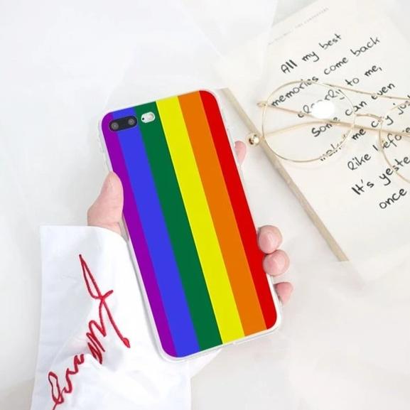  LGBT Flag iPhone Case by Queer In The World sold by Queer In The World: The Shop - LGBT Merch Fashion