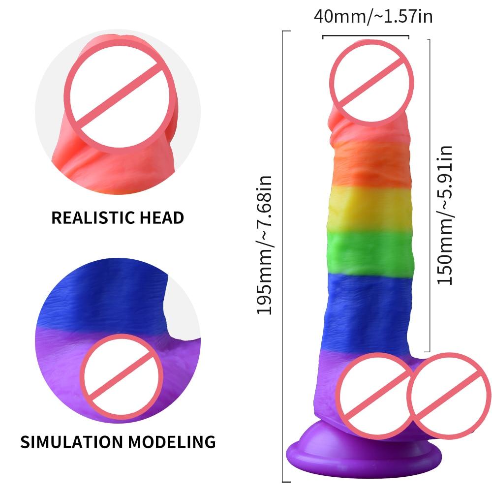 LGBT Pride Silicone Dildo / Sex Toy – Queer In The World: The Shop