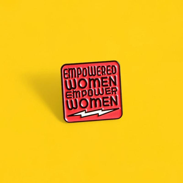  Empowered Women Empower Women Enamel Pin by Queer In The World sold by Queer In The World: The Shop - LGBT Merch Fashion