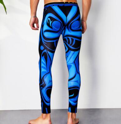 SIXS Boys' Carbon Underwear Leggings (Black Carbon, Medium