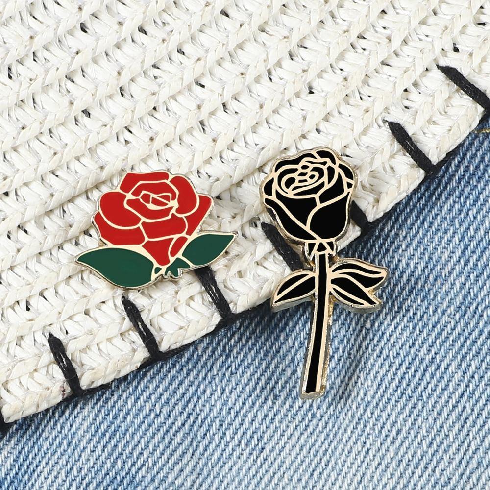  Rose Enamel Pins by Queer In The World sold by Queer In The World: The Shop - LGBT Merch Fashion