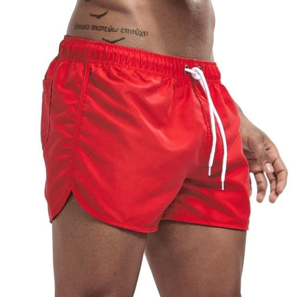  Jockmail Classic Red Swim Shorts by Queer In The World sold by Queer In The World: The Shop - LGBT Merch Fashion