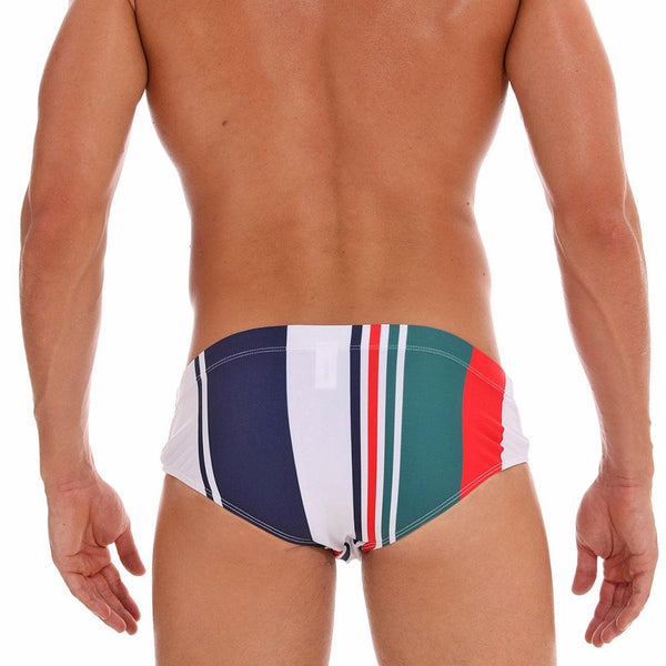  Italiano Striped Swim Briefs by Queer In The World sold by Queer In The World: The Shop - LGBT Merch Fashion