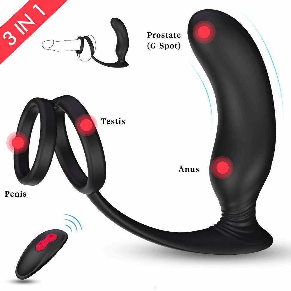  Remote Control 3-In-1 Prostate Penis Stimulator by Queer In The World sold by Queer In The World: The Shop - LGBT Merch Fashion