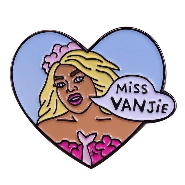  Miss Vanjie Enamel Pin by Queer In The World sold by Queer In The World: The Shop - LGBT Merch Fashion