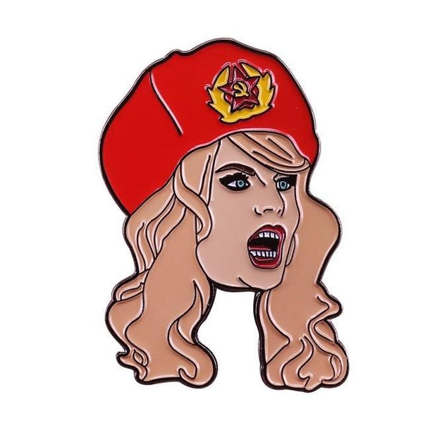  Katya Zamolodchikova Enamel Pin by Queer In The World sold by Queer In The World: The Shop - LGBT Merch Fashion