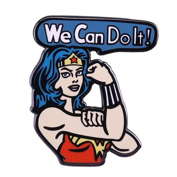  We Can Do It! Enamel Pin by Queer In The World sold by Queer In The World: The Shop - LGBT Merch Fashion