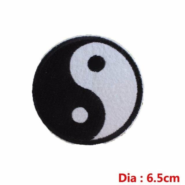  Yin And Yang Iron On Embroidered Patch by Queer In The World sold by Queer In The World: The Shop - LGBT Merch Fashion