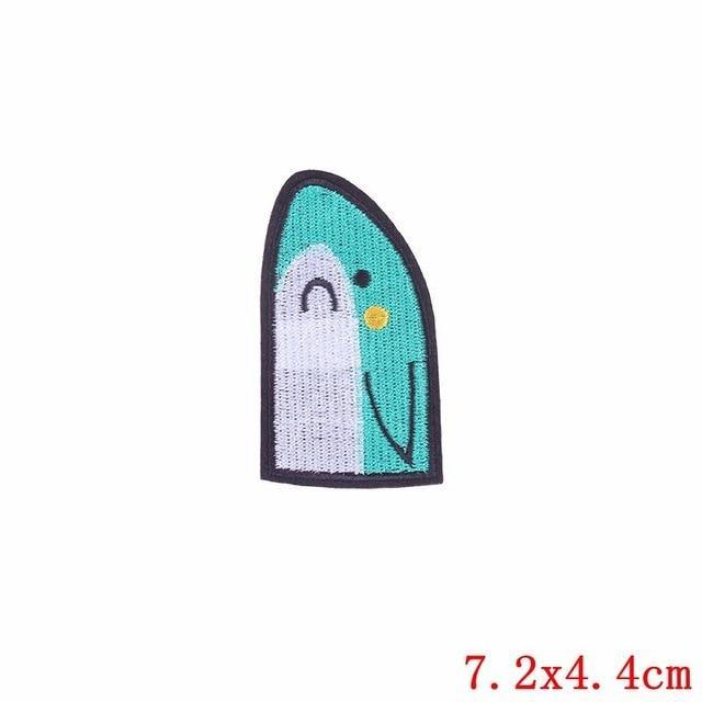  Left Shark Iron On Embroidered Patch by Queer In The World sold by Queer In The World: The Shop - LGBT Merch Fashion