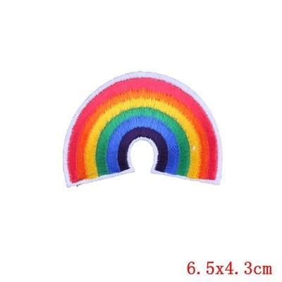  Rainbow Iron On Embroidered Patch by Oberlo sold by Queer In The World: The Shop - LGBT Merch Fashion
