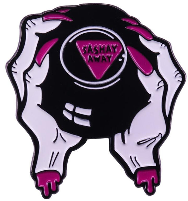  Sashay Away Enamel Pin by Queer In The World sold by Queer In The World: The Shop - LGBT Merch Fashion