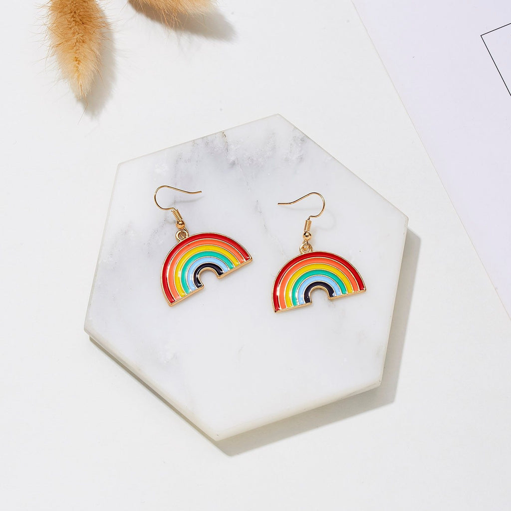  LGBT Rainbow Earrings by Queer In The World sold by Queer In The World: The Shop - LGBT Merch Fashion