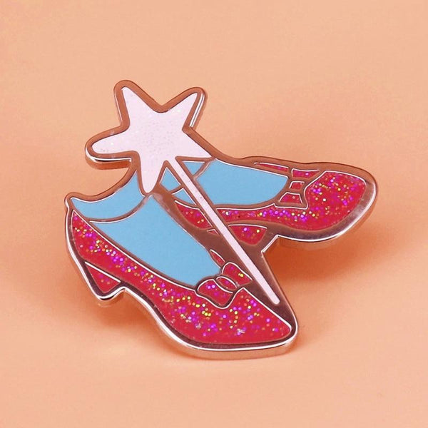  Dorothy's Ruby Slippers Enamel Pin by Queer In The World sold by Queer In The World: The Shop - LGBT Merch Fashion
