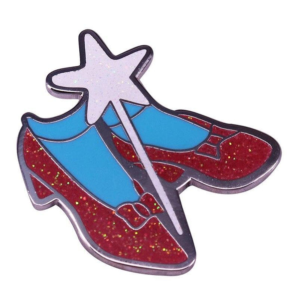  Dorothy's Ruby Slippers Enamel Pin by Queer In The World sold by Queer In The World: The Shop - LGBT Merch Fashion