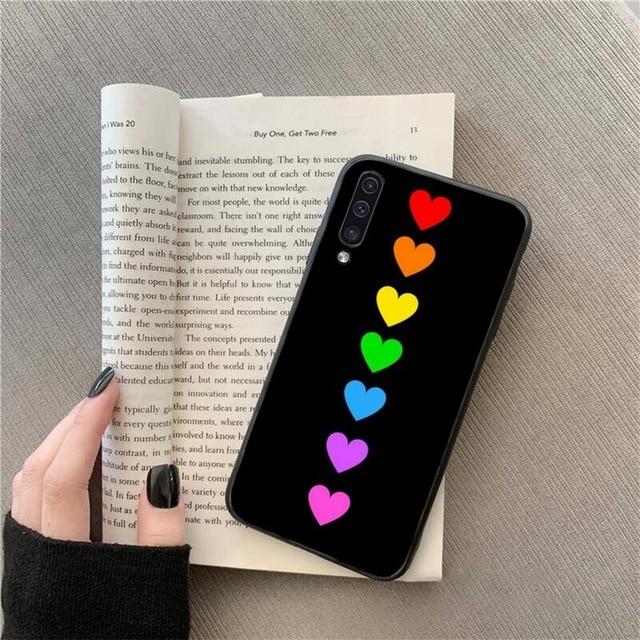  LGBTQ+ Hearts Samsung Phone Case by Queer In The World sold by Queer In The World: The Shop - LGBT Merch Fashion