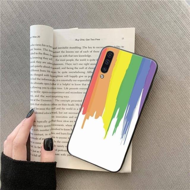  LGBTQ+ Wallpaper Samsung Phone Case by Queer In The World sold by Queer In The World: The Shop - LGBT Merch Fashion