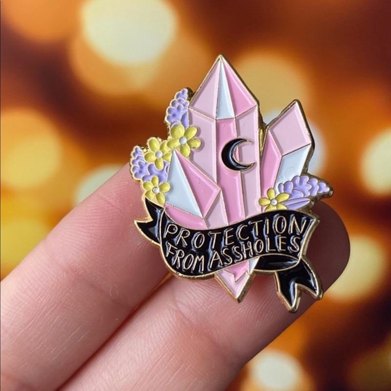  Protection From Assholes Enamel Pin by Queer In The World sold by Queer In The World: The Shop - LGBT Merch Fashion