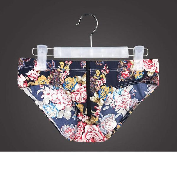  Dark Floral Print Briefs by Queer In The World sold by Queer In The World: The Shop - LGBT Merch Fashion