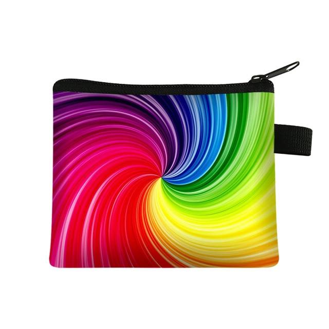  LGBT Swirl Change Purse / Coin Wallet by Queer In The World sold by Queer In The World: The Shop - LGBT Merch Fashion
