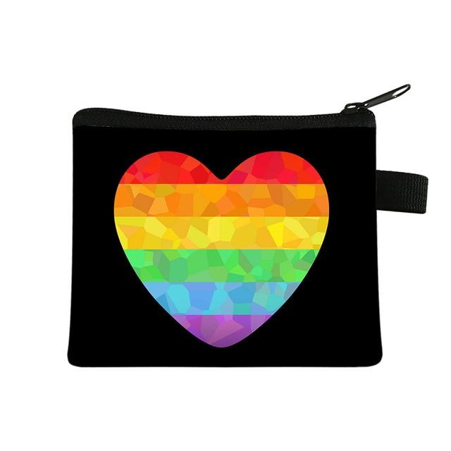  Queer Heart Change Purse / Coin Wallet by Queer In The World sold by Queer In The World: The Shop - LGBT Merch Fashion