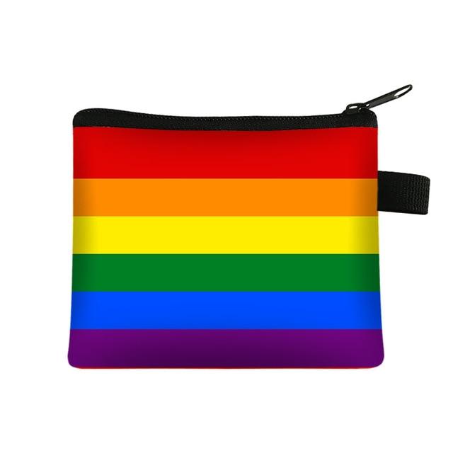  LGBT Flag Change Purse / Coin Wallet by Queer In The World sold by Queer In The World: The Shop - LGBT Merch Fashion