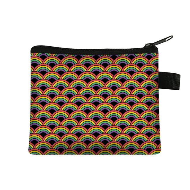  Rainbows Change Purse / Coin Wallet by Queer In The World sold by Queer In The World: The Shop - LGBT Merch Fashion