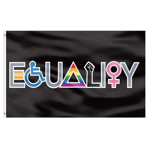 Equality For Everyone Pride Flag by Queer In The World sold by Queer In The World: The Shop - LGBT Merch Fashion