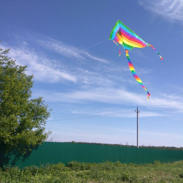  Long Tail Rainbow Pride Kite by Queer In The World sold by Queer In The World: The Shop - LGBT Merch Fashion