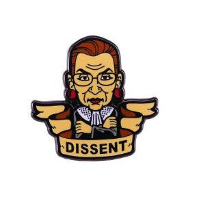  Dissent Enamel Pin by Queer In The World sold by Queer In The World: The Shop - LGBT Merch Fashion