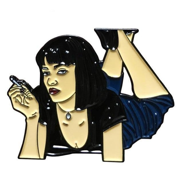  Pulp Fiction Enamel Pin by Queer In The World sold by Queer In The World: The Shop - LGBT Merch Fashion