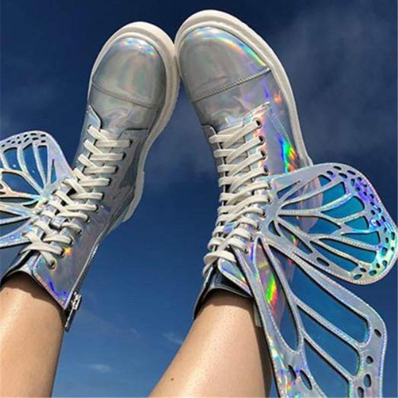 Buy Rainbow Multi Color Thread Percy Jackson Hermes Mercury Inspired Shoe  Wings Online in India - Etsy