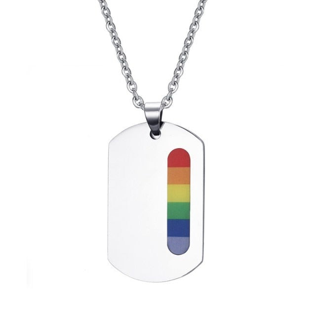  Subtle LGBT Necklace by Queer In The World sold by Queer In The World: The Shop - LGBT Merch Fashion