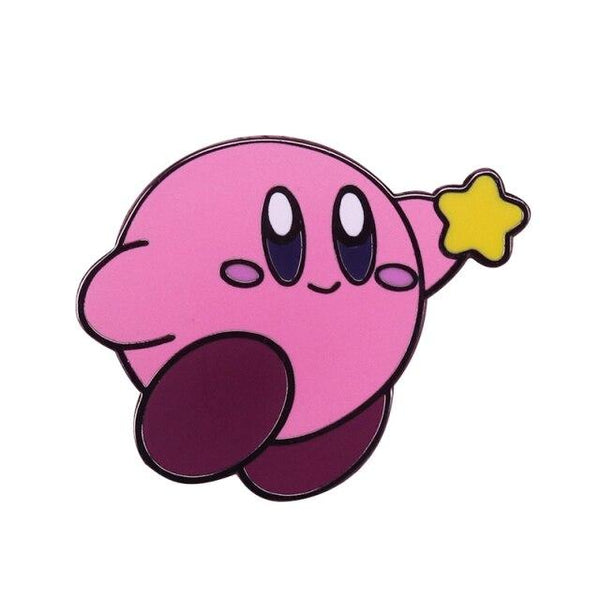  Kirby With A Star Enamel Pin by Queer In The World sold by Queer In The World: The Shop - LGBT Merch Fashion