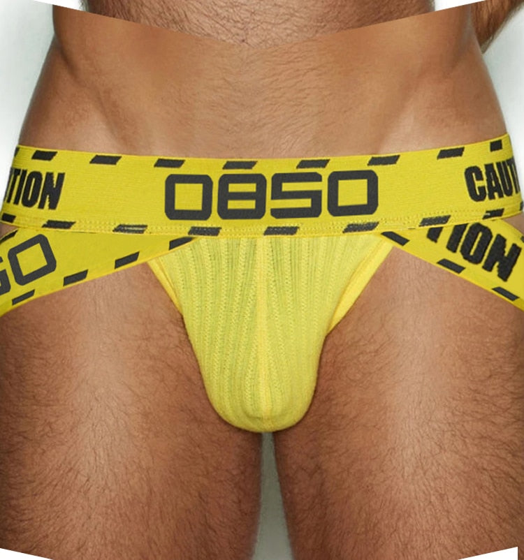 OBSO CAUTION MEN'S STRAPLESS BUM LIFTING JOCKSTRAP – Kamasstudio Underwear