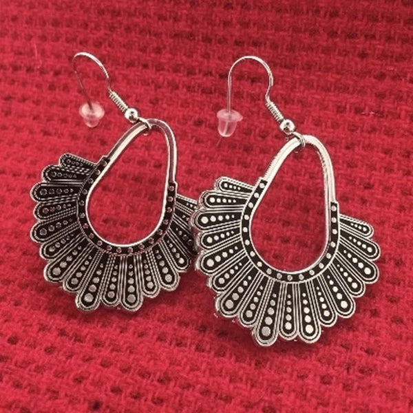  Ruth Bader Ginsburg Drop Earrings by Queer In The World sold by Queer In The World: The Shop - LGBT Merch Fashion