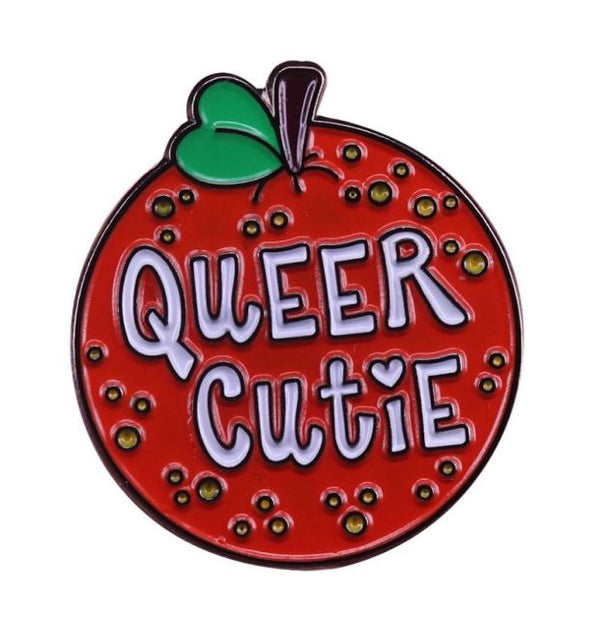  Queer Cutie Enamel Pin by Queer In The World sold by Queer In The World: The Shop - LGBT Merch Fashion