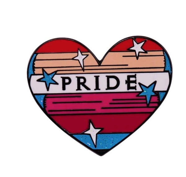  Pride Enamel Pin by Queer In The World sold by Queer In The World: The Shop - LGBT Merch Fashion