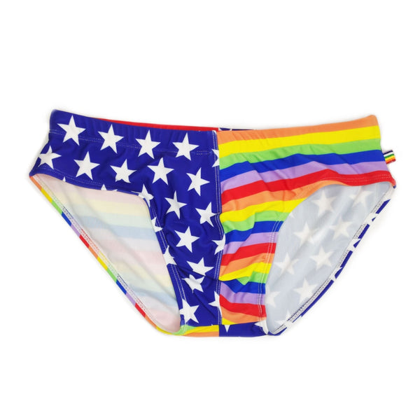  All American Queer Swim Briefs by Queer In The World sold by Queer In The World: The Shop - LGBT Merch Fashion