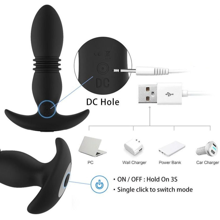 vibrator and butt plug Petite Sensations Smooth Vibrating Butt Plug main image 1