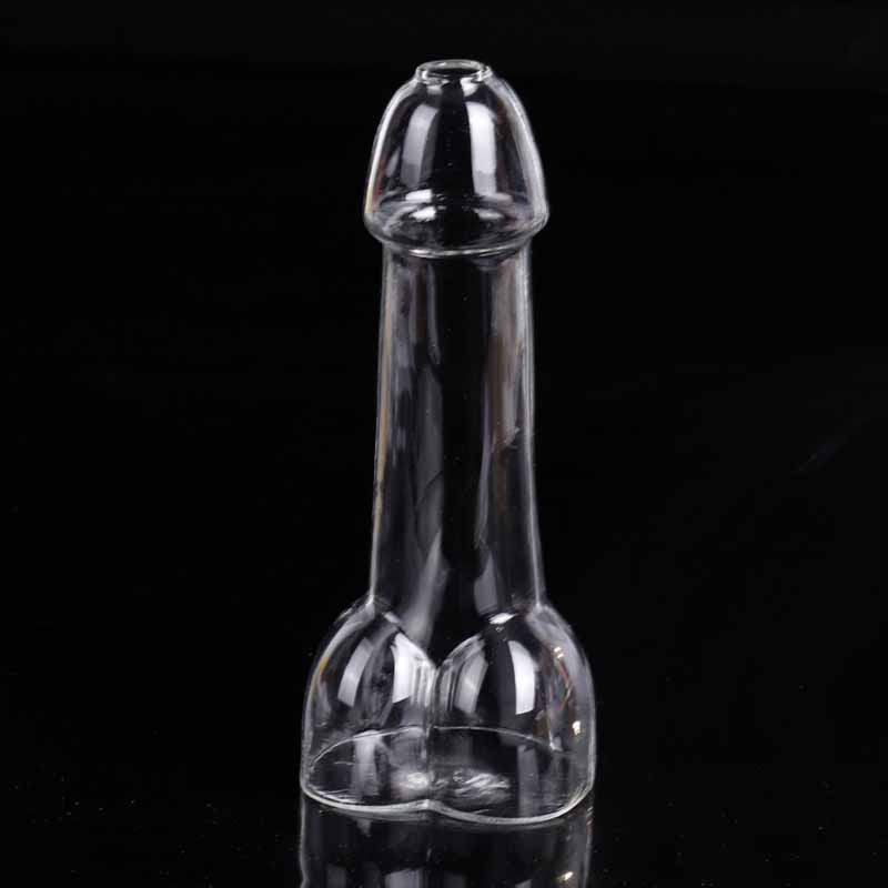 100ml penis shape glass bottle for