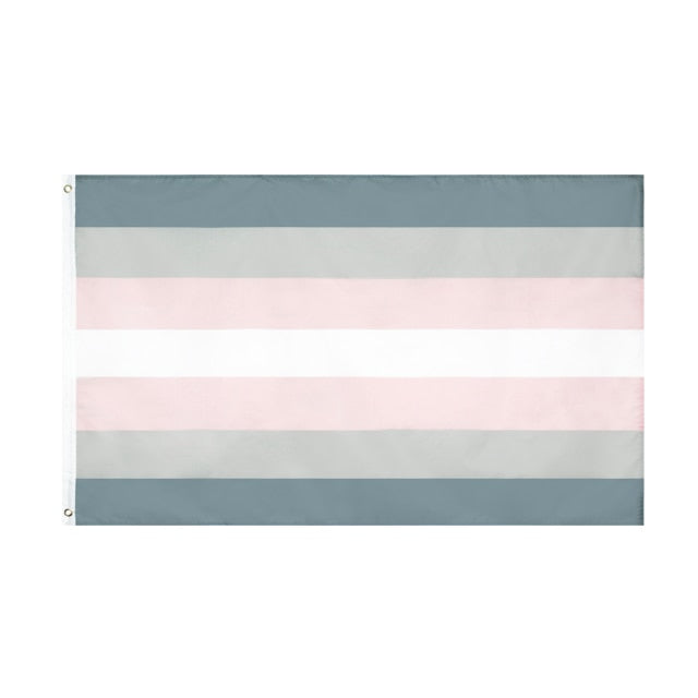  Demigirl Pride Flag by Queer In The World sold by Queer In The World: The Shop - LGBT Merch Fashion