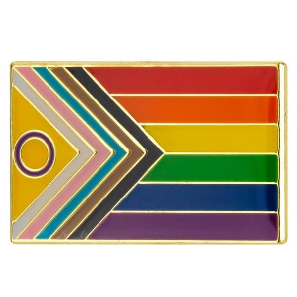  Intersex-Inclusive Progress Pride Enamel Pin by Queer In The World sold by Queer In The World: The Shop - LGBT Merch Fashion