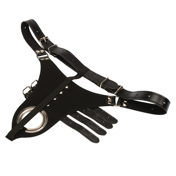  Strapped BDSM Penis Restraint Belt With Buckles by Queer In The World sold by Queer In The World: The Shop - LGBT Merch Fashion