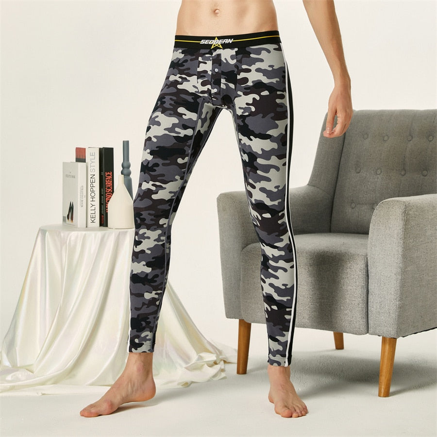 Grey Seobean Camo Workout Leggings / Underwear by Queer In The World sold by Queer In The World: The Shop - LGBT Merch Fashion